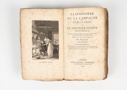  AUDOT (Louis-Eustache)]. The Cook of the Country and the City. Paris, Audot, 1819....