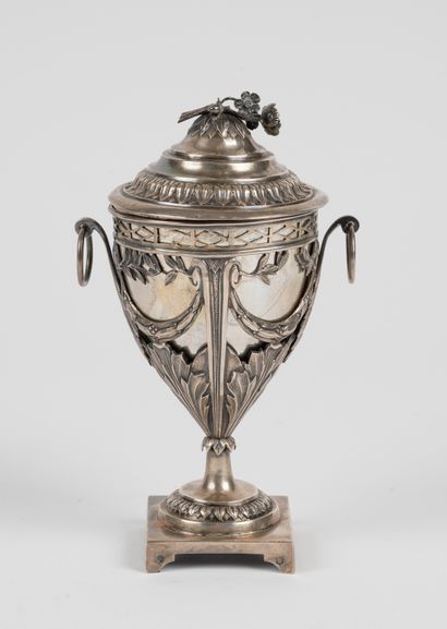 
silver covered cup. LYON (possibly Besançon),...