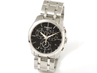 null TISSOT ''COUTURIER CHRONOGRAPH''
Montre chronographe en acier, cadran noir 3...