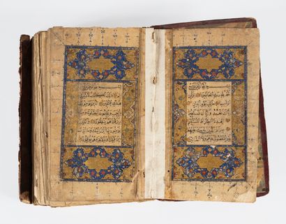 null Petit coran ottoman, Turquie ottomane, daté 977 H/1569, copié par 'Umar b. Mustafa

Manuscrit...