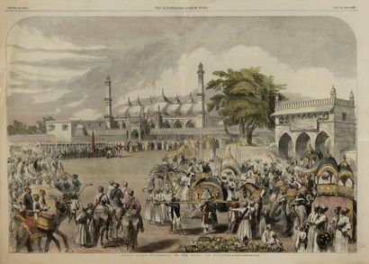ÉCOLE ANGLAISE (VERS 1857): GRAND STATE PROCESSION...