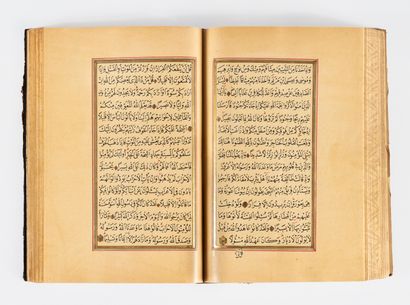 null Coran, Turquie ou Balkans ottomans, daté 1218 H/1803, copié par Husayn al-Hilmi...