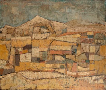 Rodolphe GAULIS (1931-1944) 
Paysage abstrait...