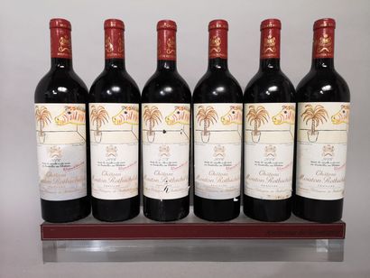 
6 bouteilles Château MOUTON ROTHSCHILD -...