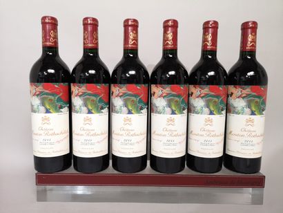 6 bouteilles Château MOUTON ROTHSCHILD -...