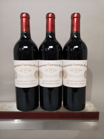 3 bouteilles Château CHEVAL BLANC - 1er Gcc...