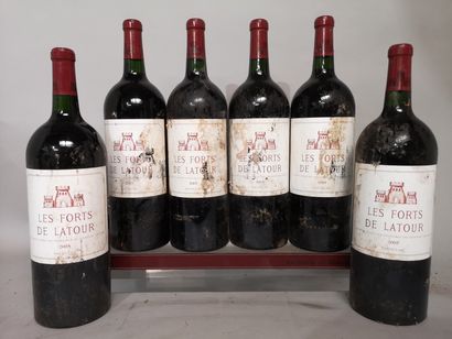 6 magnums FORTS de LATOUR 2nd vin de Ch....