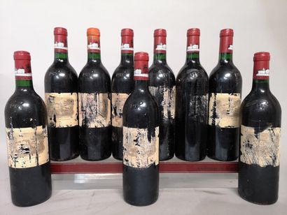 9 bouteilles Château LAFITE ROTHSCHILD -...