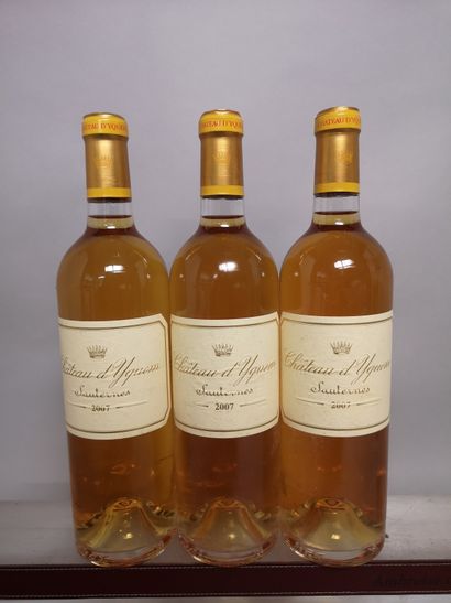 3 bouteilles Château d'YQUEM - 1er cru supérieur...