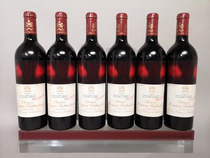 6 bouteilles Château MOUTON ROTHSCHILD -...