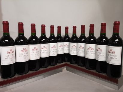 null 12 bouteilles FORTS de LATOUR 2nd vin de Ch. LATOUR - Pauillac Millésime 2003...