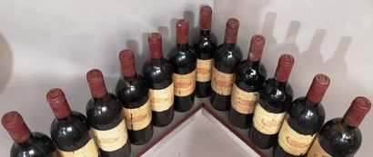 null 
12 bouteilles PAVILLON Rouge 2nd vin de Château MARGAUX - Margaux Millésime...