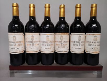 6 bouteilles Château PICHON COMTESSE de LALANDE...