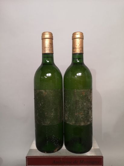 2 bouteilles Château LAVILLE HAUT BRION -...