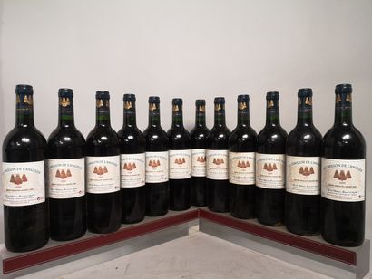 12 bouteilles CARILLON de L'ANGELUS 2nd vin...