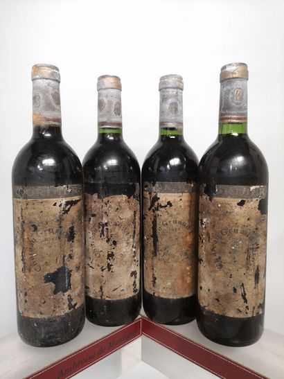 4 bouteilles Château GRUAUD LAROSE - 2e Gcc...