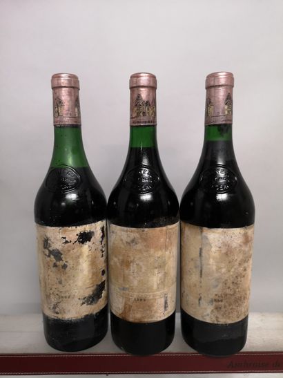 3 bouteilles Château HAUT BRION - 1er Gcc...