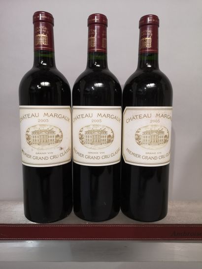 3 bouteilles Château MARGAUX - 1er Gcc Margaux...