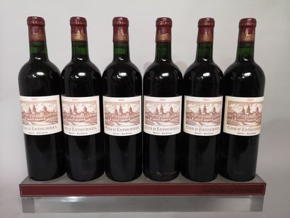 null 6 bouteilles Château COS d'ESTOURNEL - 2e Gcc Saint Estèphe Millésime 2003Étiquettes...
