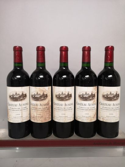 5 bouteilles Château AUSONE - 1er Gcc (A)...
