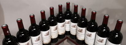 null 12 bouteilles La CHAPELLE AUSONE 2nd vin de Château AUSONE - Saint Emilion Millésime...