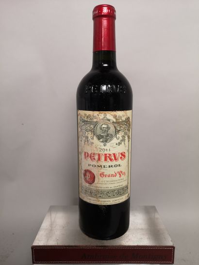 1 bouteille PETRUS - Pomerol Millésime 2011Étiquette...