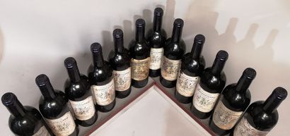 null 12 bouteilles Château La CONSEILLANTE - Pomerol Millésime 1998Étiquettes tachées...