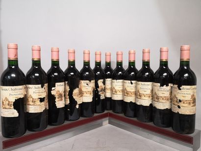 12 bouteilles VIEUX CHATEAU CERTAN - Pomerol...