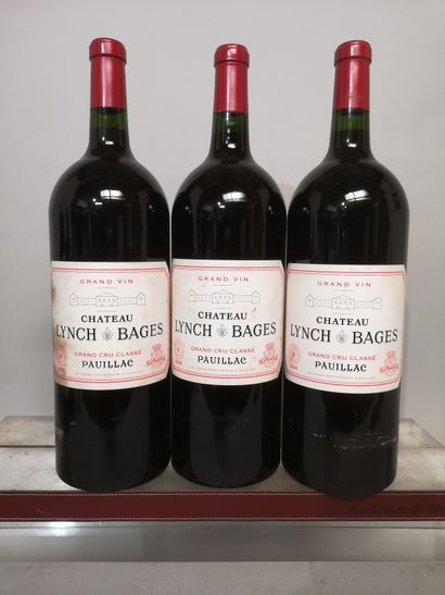 3 magnums Château LYNCH BAGES - 5e Gcc Pauillac...