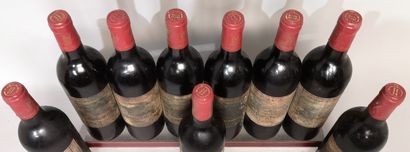 null 9 bouteilles Domaine de CHEVALIER - Gc Pessac Lèognan - Millésime 1989 - Étiquettes...