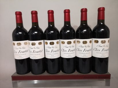 6 bouteilles CLOS FOURTET - Saint Emilion...