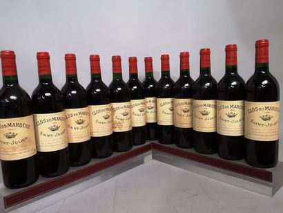 12 bouteilles CLOS du MARQUIS - Saint Julien...