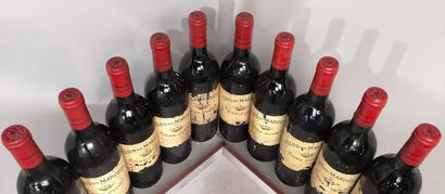 null 10 bouteilles CLOS du MARQUIS - Saint Julien - Millésime 1990 - Étiquettes légèrement...