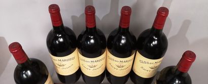 null 6 magnums CLOS du MARQUIS - Saint Julien - Millésime 2000 - En caisse bois abîmée....