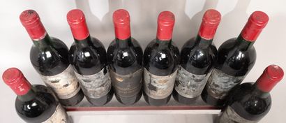 null 8 bouteilles RESERVE de la COMTESSE de LALANDE - Pauillac - Millésime 1989 -...