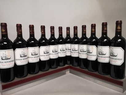 12 bouteilles Château BEYCHEVELLE - 4e Gcc...