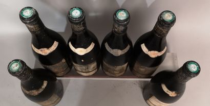 null 6 bouteilles Château PUECH HAUT "Tête de Bélier" - Languedoc - Millésime 2001...