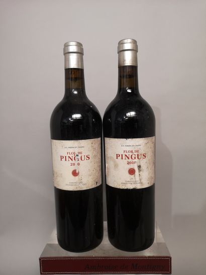 null 2 bouteilles FLOR de PINGUS - Ribera del Duero - Millésime 2010 - Étiquettes...
