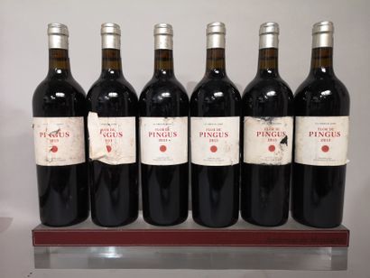 null 6 bouteilles FLOR de PINGUS - Ribera del Duero - Millésime 2013 - Étiquettes...