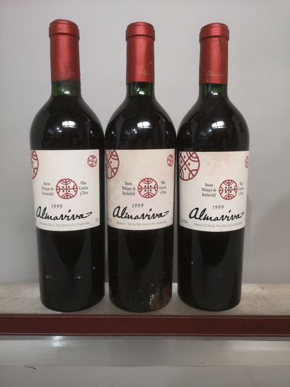 3 bouteilles ALMAVIVA - ROTHSCHILD Chili...