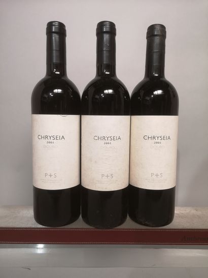 3 bouteilles CHRYSEIA Douro - SYMINGTON Portugal...