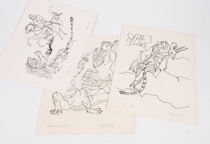 null Charles LAPICQUE (1898-1988)

La chasse au tigre

8 lithographies de la série...