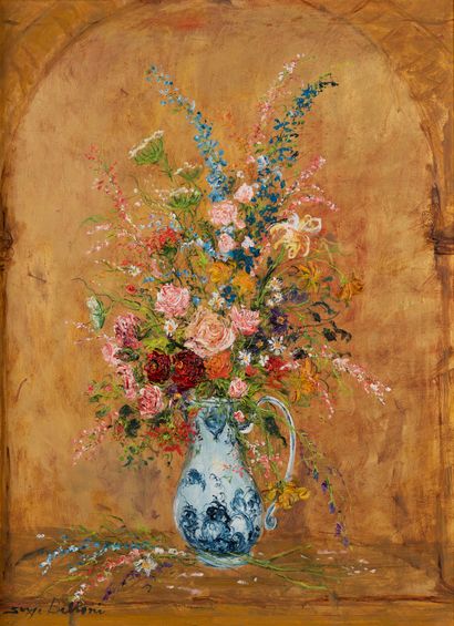 Serge BELLONI (1925-2005)

Bouquet de fleurs.

Toile

Signée...