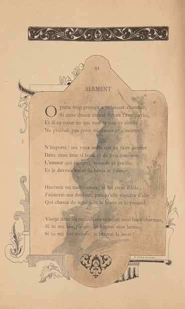 null COPPEE (François). Poem of the absence. Paris, Veuve Girod, 1882. In-8, paperback.

...