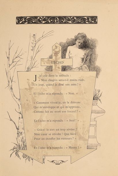 null COPPEE (François). Poem of the absence. Paris, Veuve Girod, 1882. In-8, paperback.

...