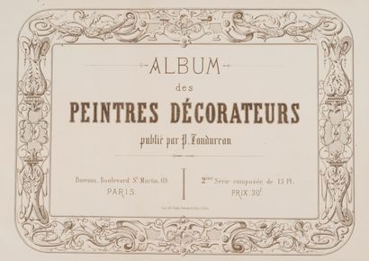 null HAPPART (Son). Album des Peintres Décorateurs. Paris, Landureau, (circa 1860)....