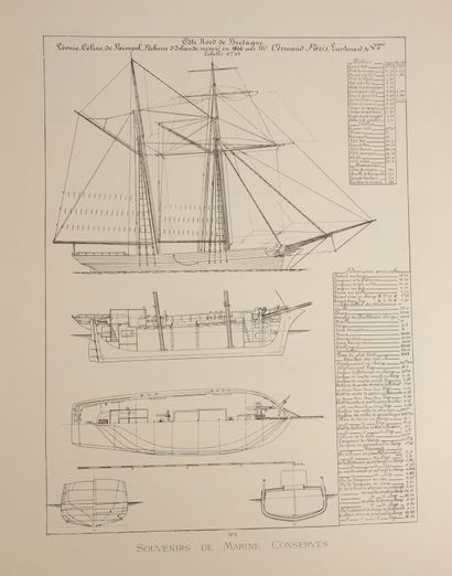 null Vice-Amiral Paris
Souvenirs de marine 1805
Collection de plans et dessins de...