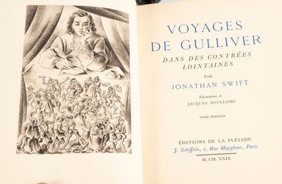 null 21155
Deux volumes du "Voyage de Gulliver" 
Par Swift/ J.Boullaire
N818
192...