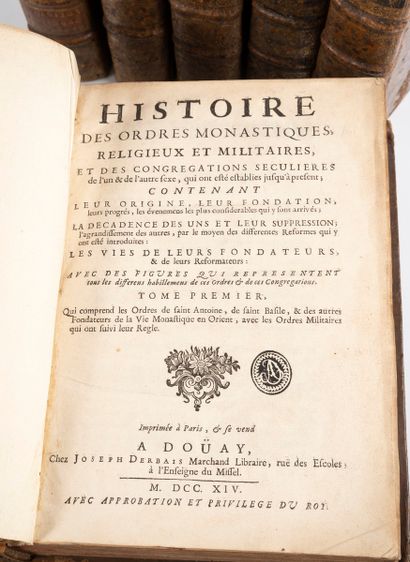null 20989

7 Volumes "Histoire des ordres Monastiques " 
Par Pierre Helyot/Père...
