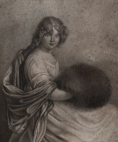 null Nicolas SCHENKER (1760-1848)
Portrait d'une dame au manchon de fourrure
Mine...
